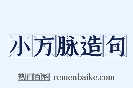 小方脉造句是什么意思的图片